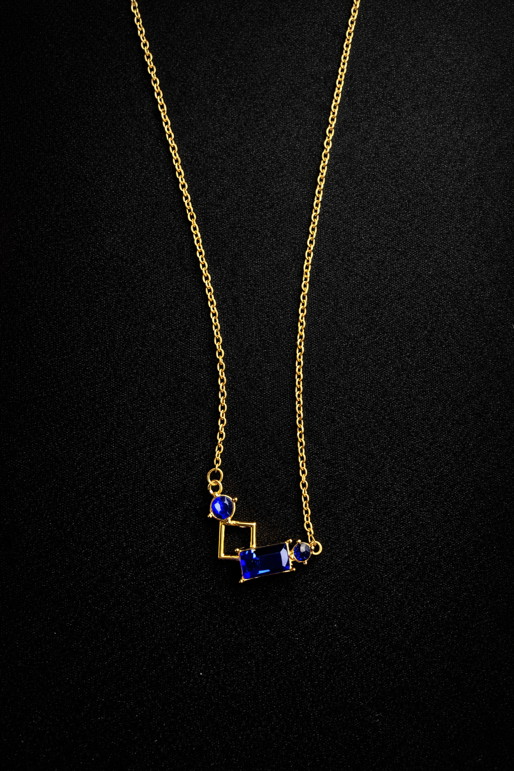 Glow Geometric Pendant Necklace