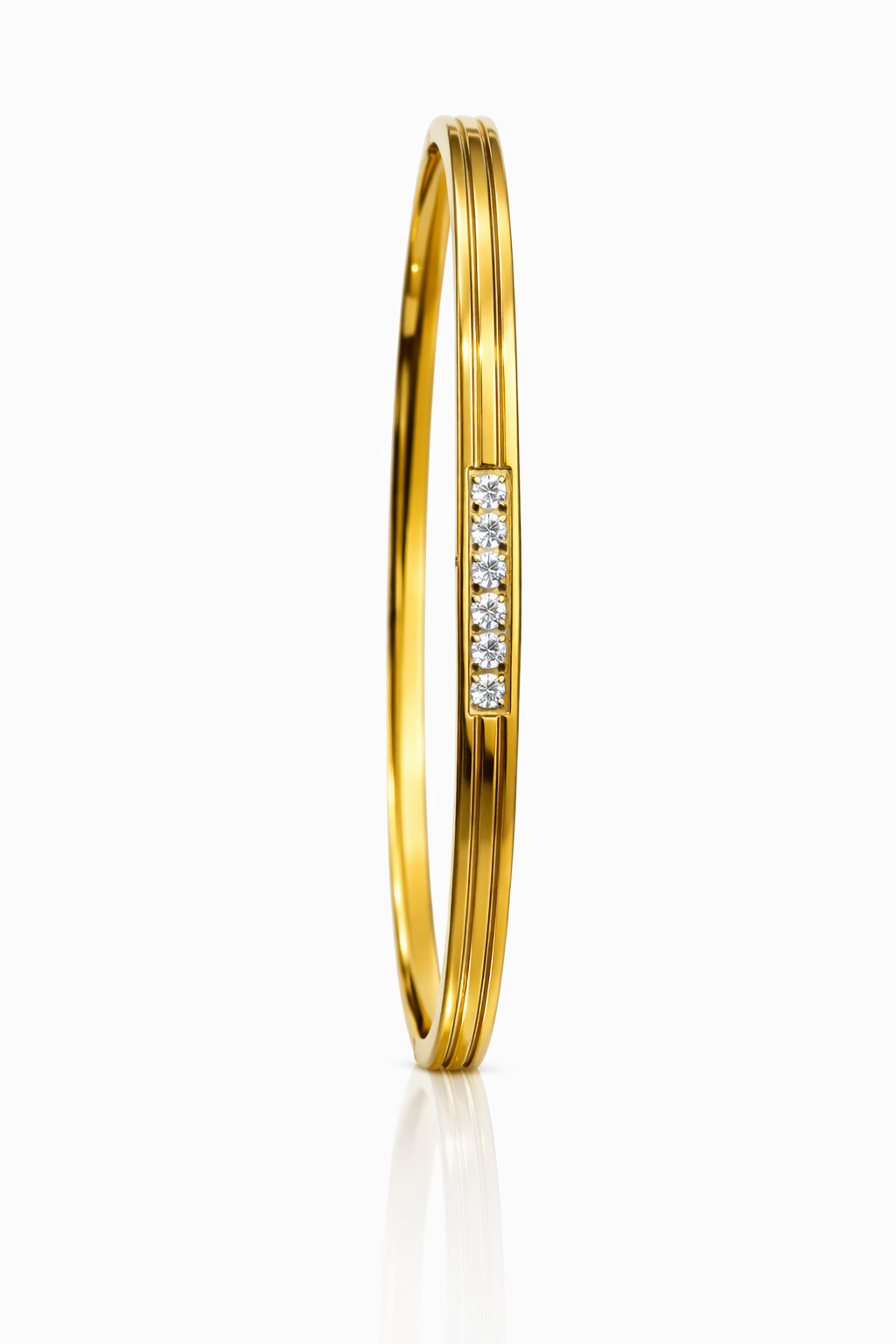 Aurora Diamond Bar Bangle