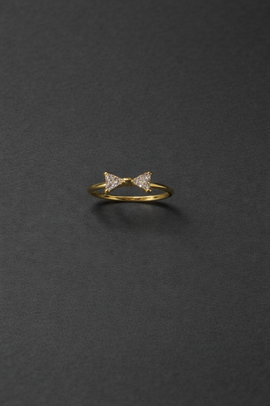 Bella Bow Crystal Ring