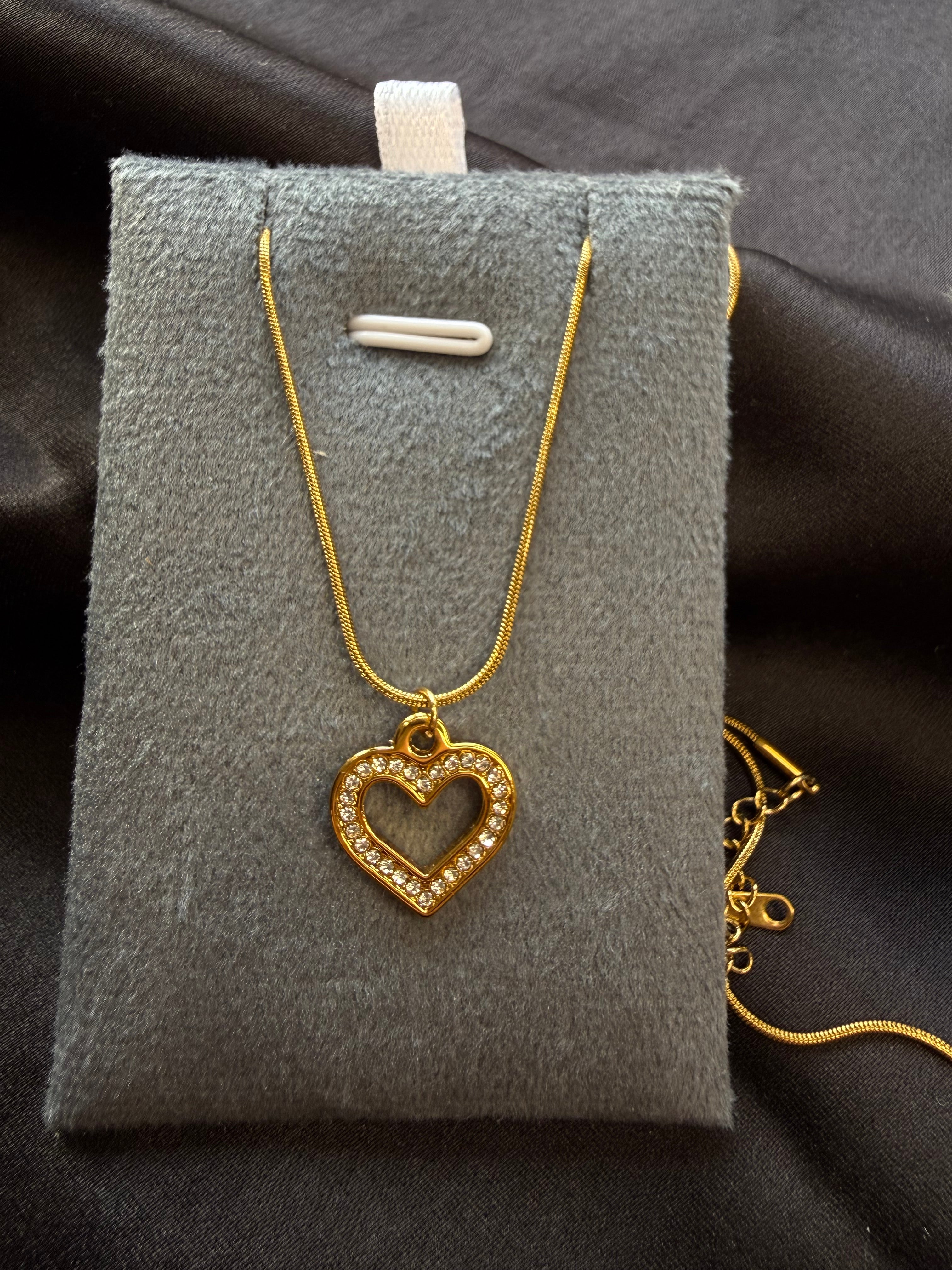 Eternal Heart Crystal Necklace