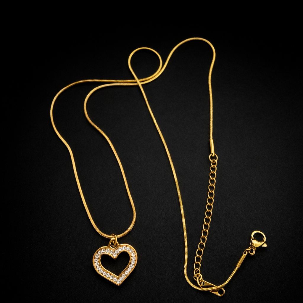 Eternal Heart Crystal Necklace