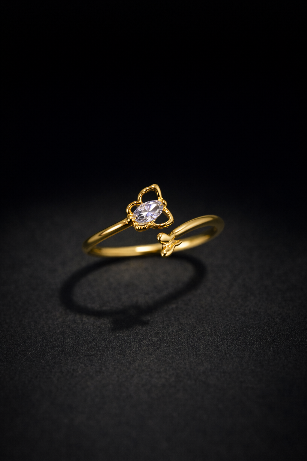 Butterfly Charm Ring