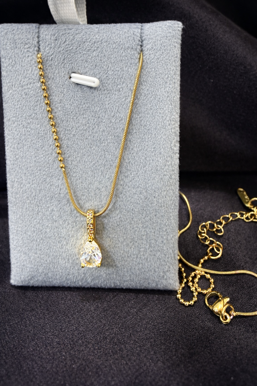 Golden Dewdrop Pendant