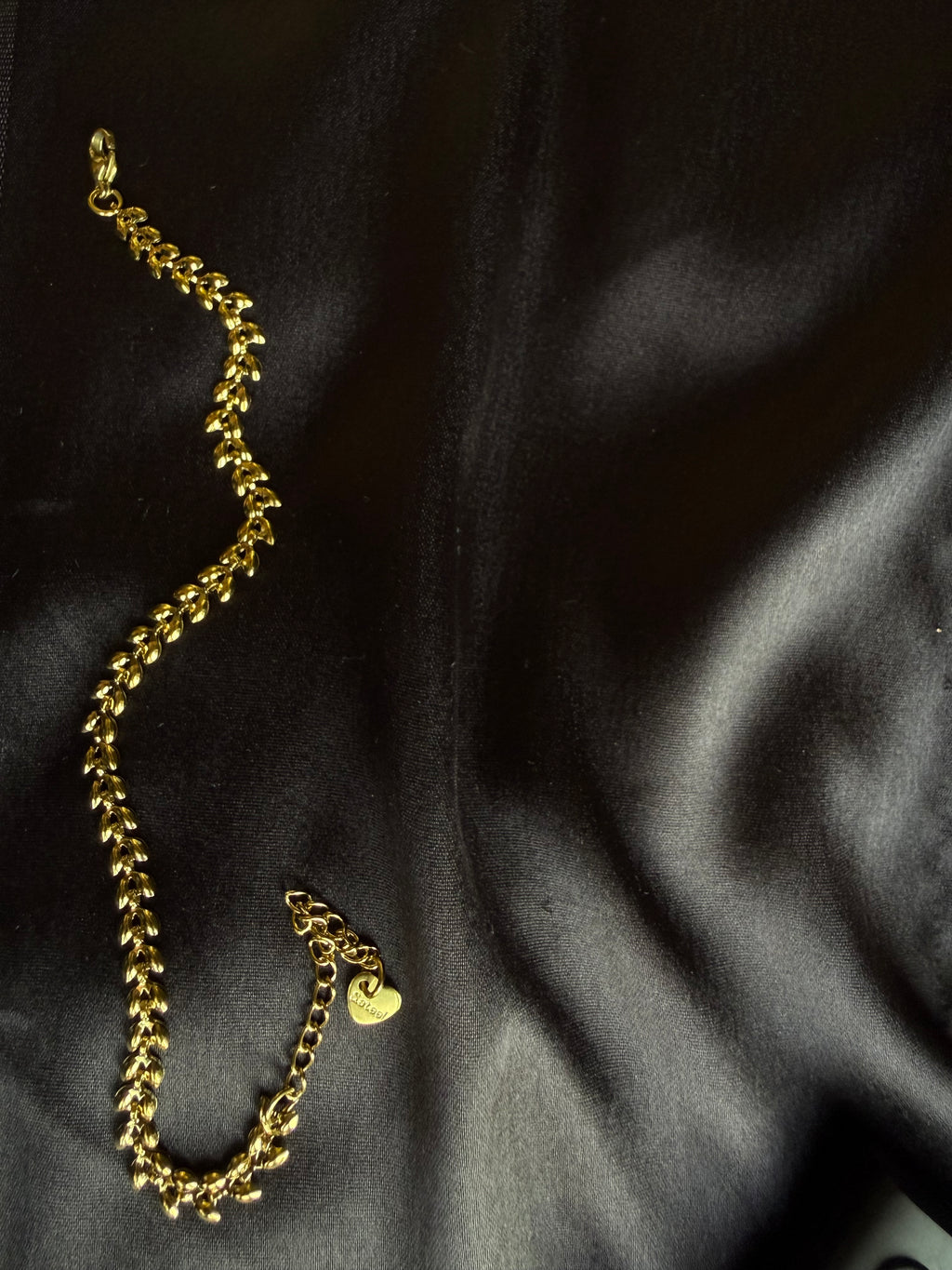 Golden Curb Chain Bracelet