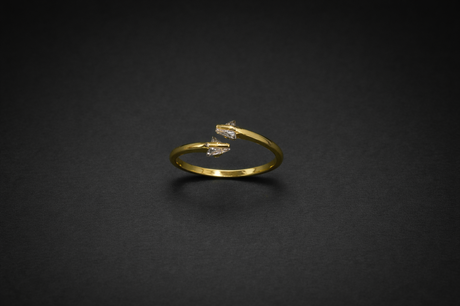 Aurora Twin Arrow Ring