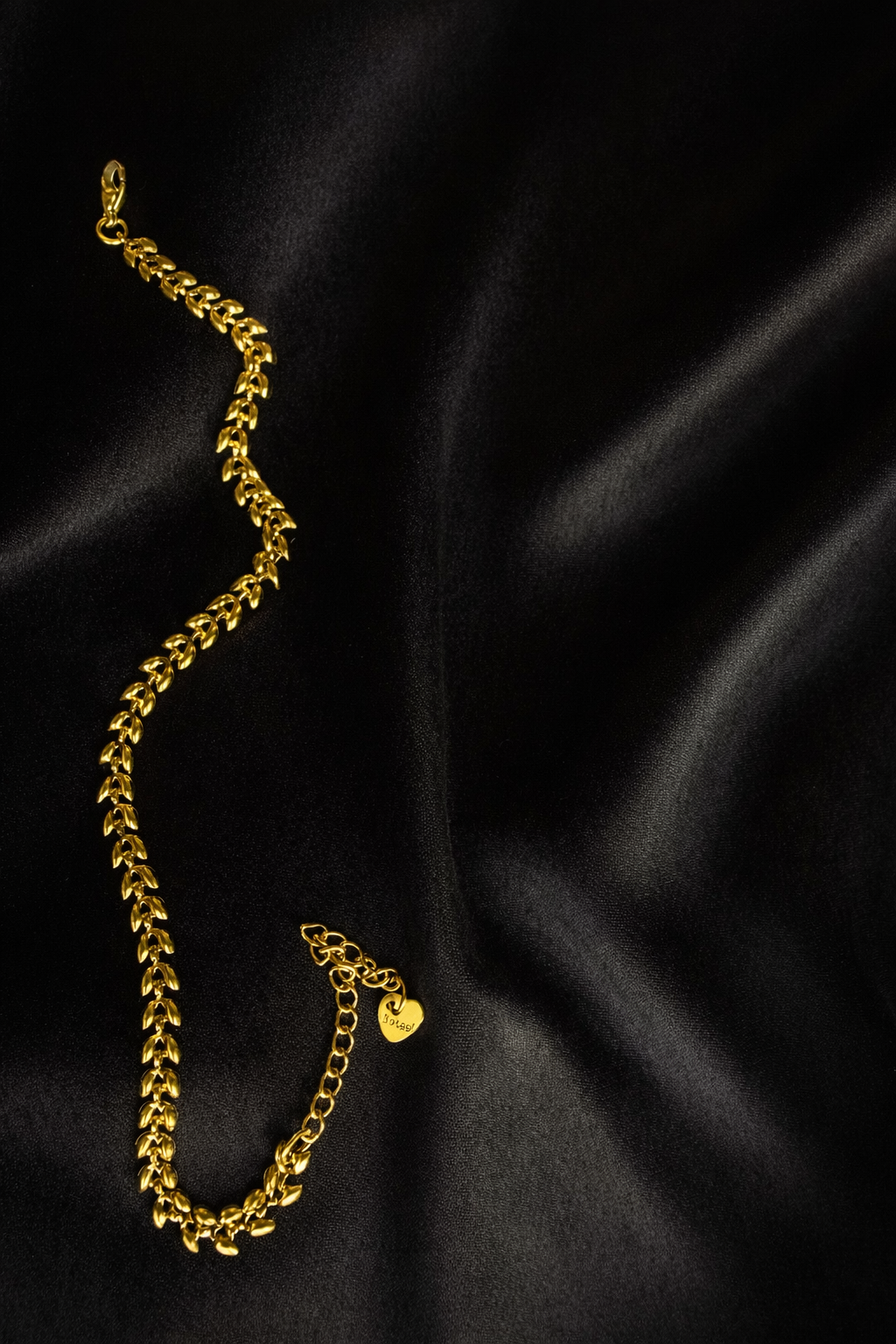 Golden Curb Chain Bracelet