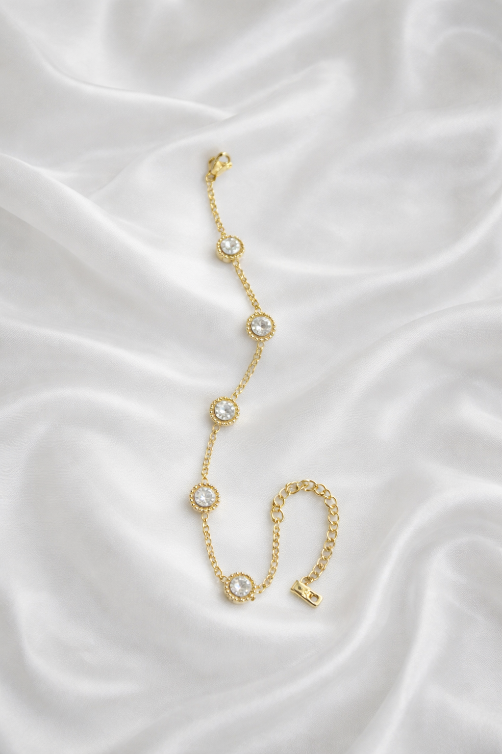 Baguette Stone Gold Bracelet