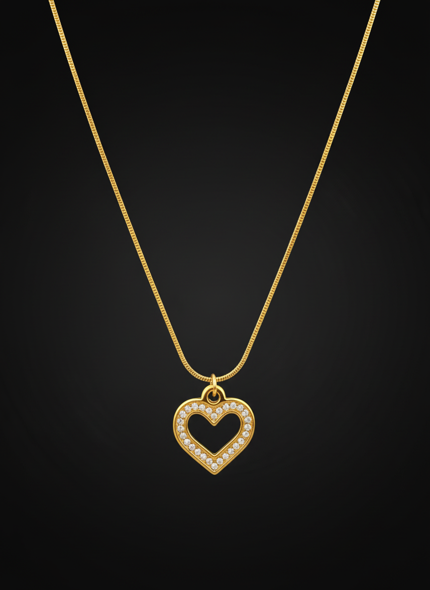 Eternal Heart Crystal Necklace