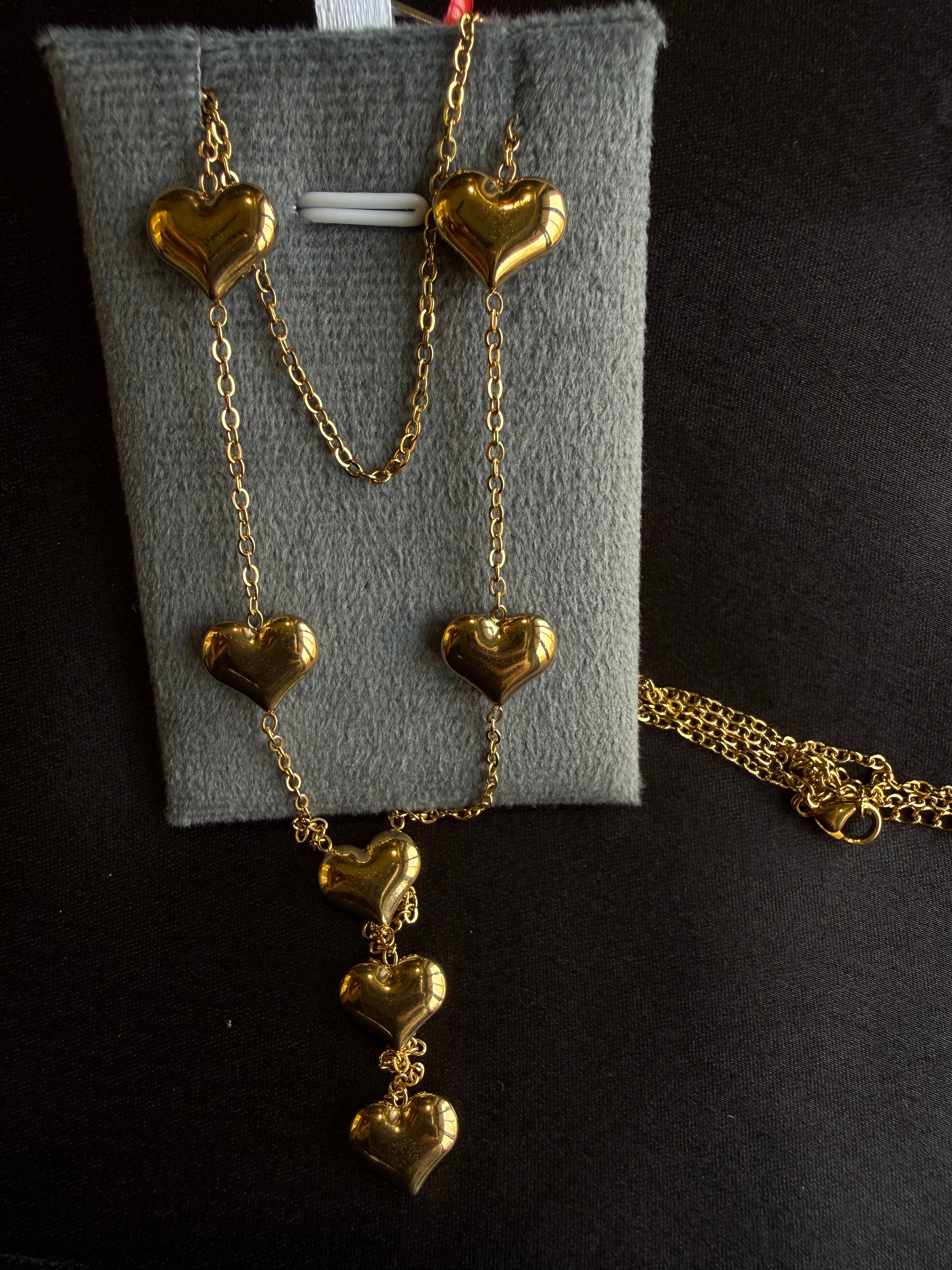 Forever Love Layered Heart Necklace