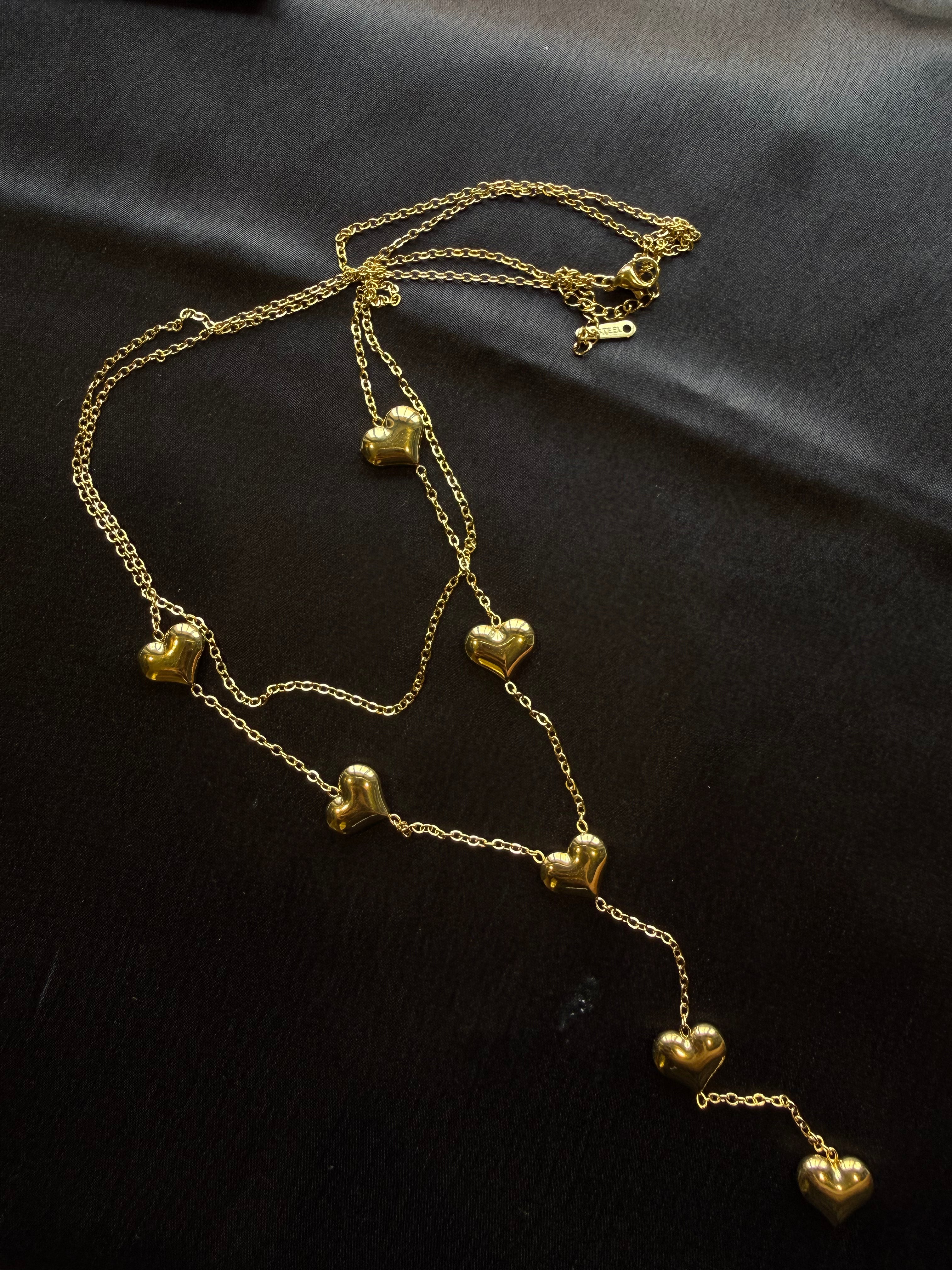 Forever Love Layered Heart Necklace