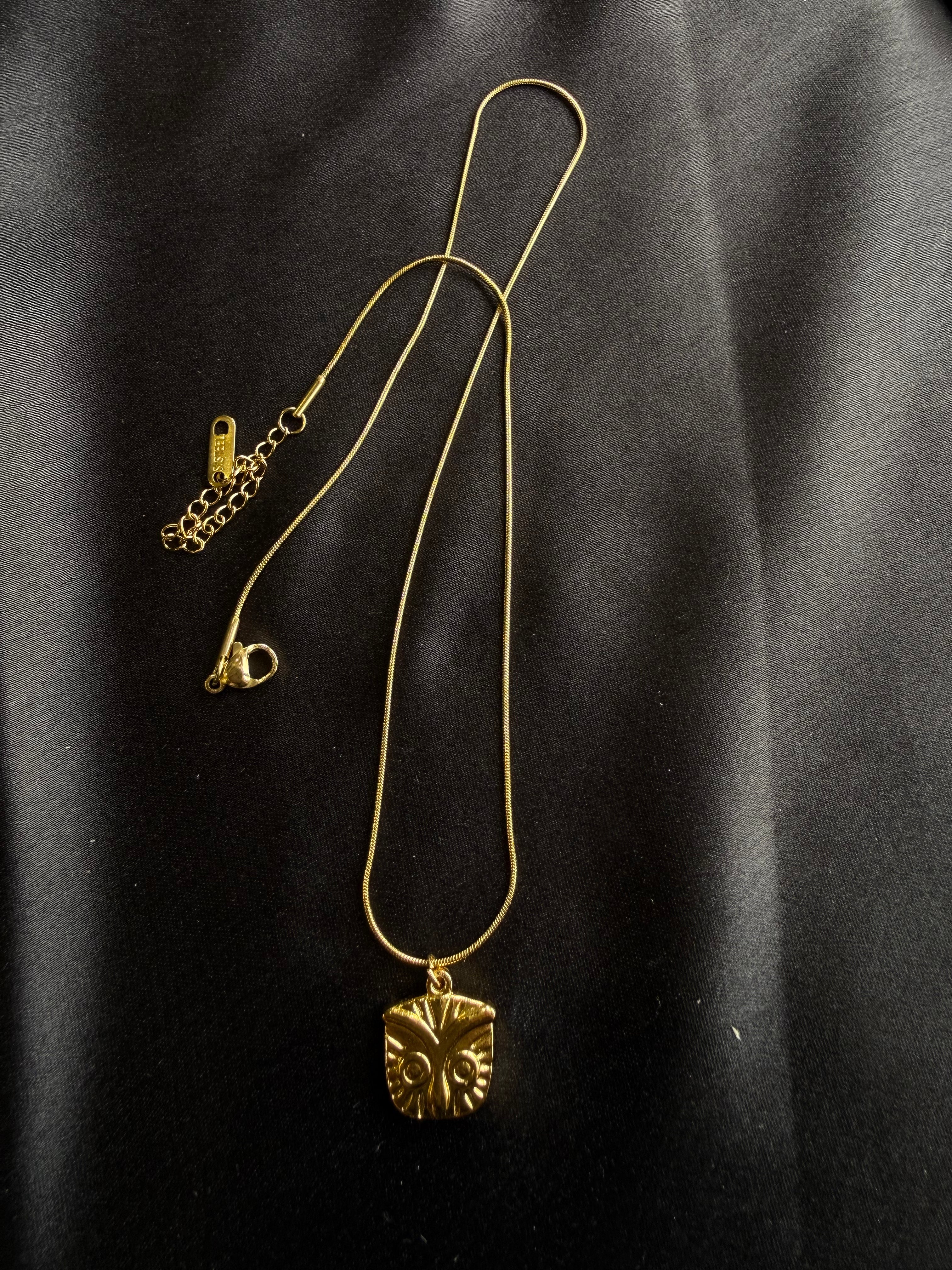 Celestial Charm Gold Pendant Necklace