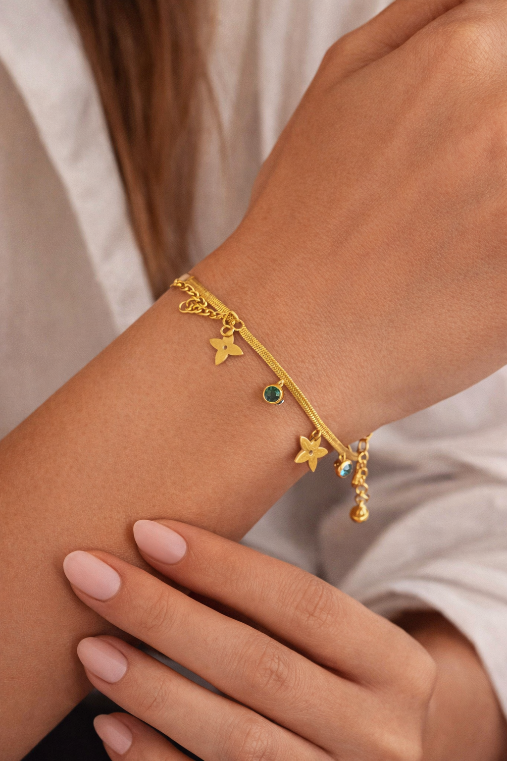 Charm Gold Bracelet