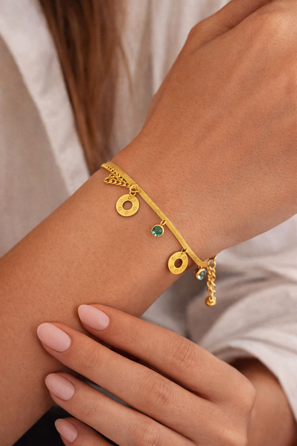 Charm Gold Bracelet