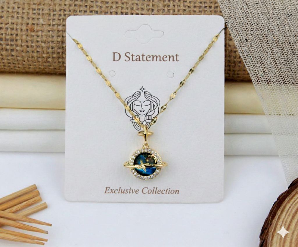 Signature Galaxy Halo Necklace